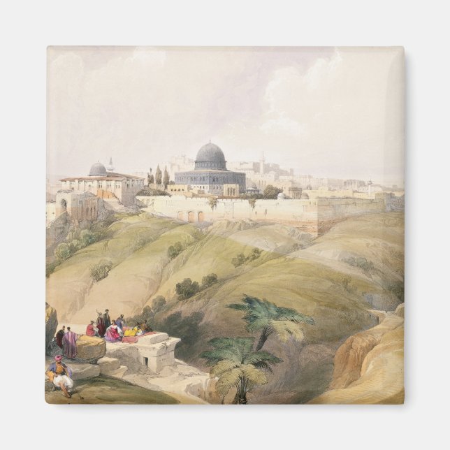 Jerusalem, 9. April 1839, Platte 16 aus Band I Magnet (Vorne)