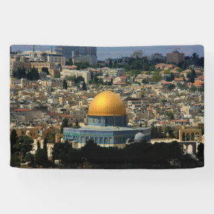 Jerusalem Al Aqsa Kuppel Rock Palestine Art Event Banner