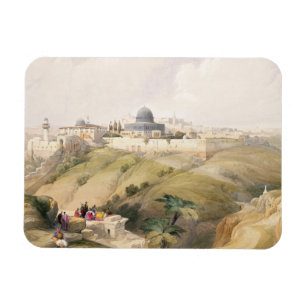Jerusalem am 9. April 1839 überziehen 16 von Magnet
