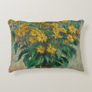 Jerusalem Artichoke Blume - Claude Monet Dekokissen
