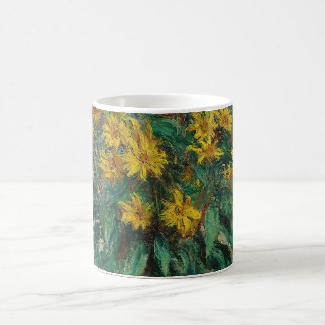Jerusalem Artichoke Blume - Claude Monet Kaffeetasse (Mittel)