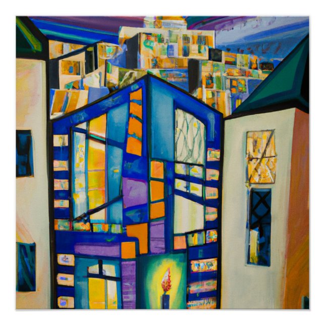 Jerusalem at Night Poster (Vorderseite)