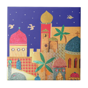 Jerusalem City Colorado Art Fliese