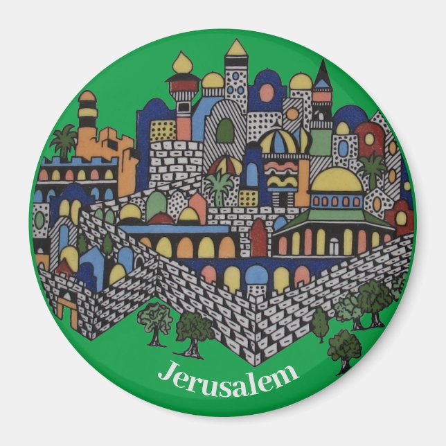 Jerusalem City Magnet (Vorne)