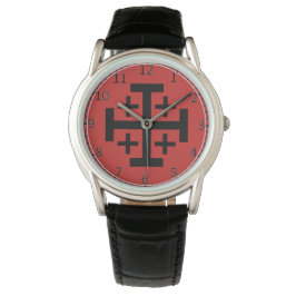 Jerusalem Cross Custom Armbanduhr