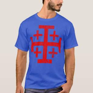 Jerusalem Cross in Not T-Shirt