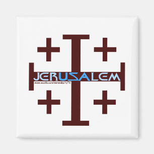Jerusalem Cross Magnet