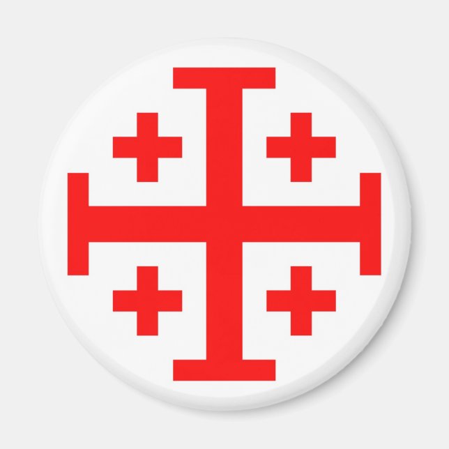 Jerusalem Cross Magnet (Vorne)