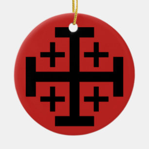 Jerusalem Cross Weihnachtsschmuck