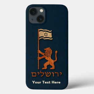 Jerusalem Day Lion mit Flag Case Mate iPhone Case