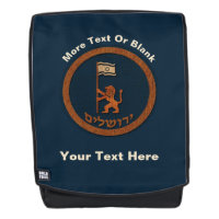 Jerusalem Day Löwe mit Fahne