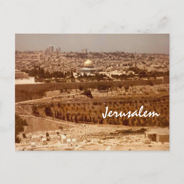 Jerusalem der Gold Postkarten (Vorderseite)