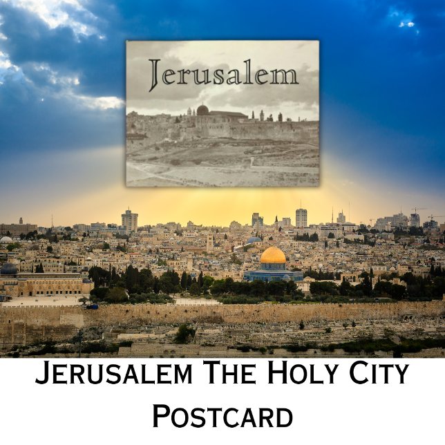 Jerusalem_Die heilige Stadt Postkarte (Jerusalem_The Holy City Postcards)