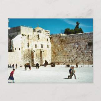 Jerusalem, die Western-Mauer Postkarte