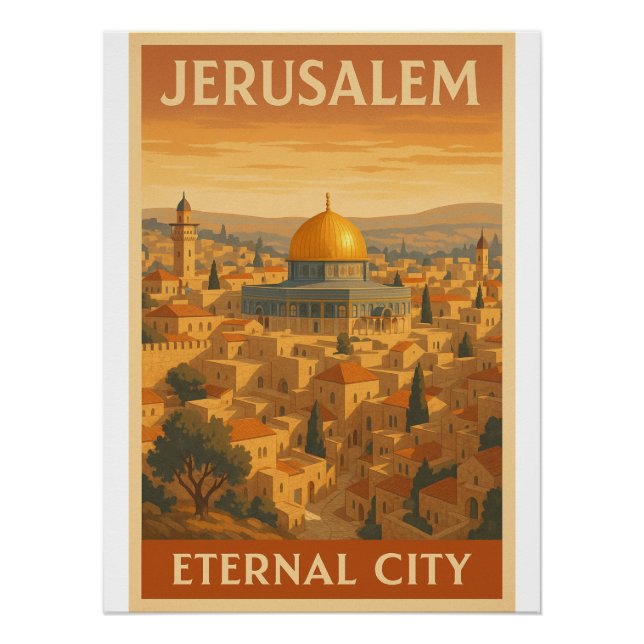 Jerusalem - Ewige Stadt Poster (Vorderseite)
