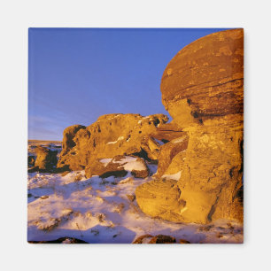 Jerusalem-Felsen im Winter nahe Sweetgrass Magnet