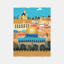 Jerusalem Fleecedecke