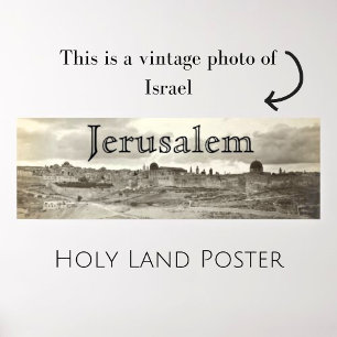 Jerusalem Heiliges Land Foto Poster
