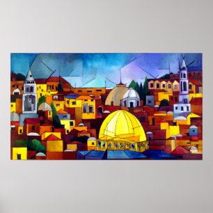 JERUSALEM HERART POSTER