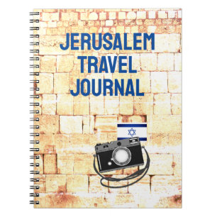 Jerusalem Holyland Travel Journal Add Fotos Notizblock