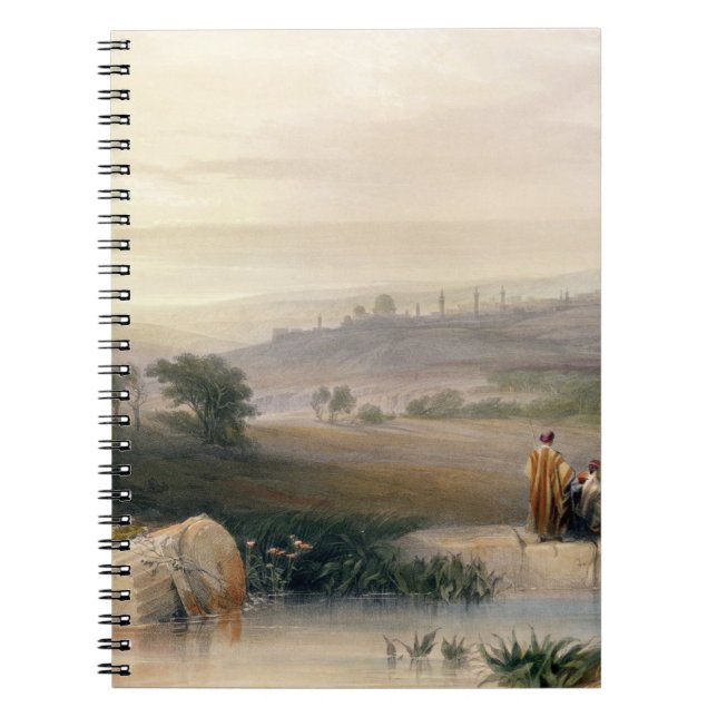 Jerusalem im April 1839 überziehen 22 von Volumen Notizblock (Vorderseite)