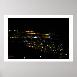 Jerusalem in der Nacht Poster