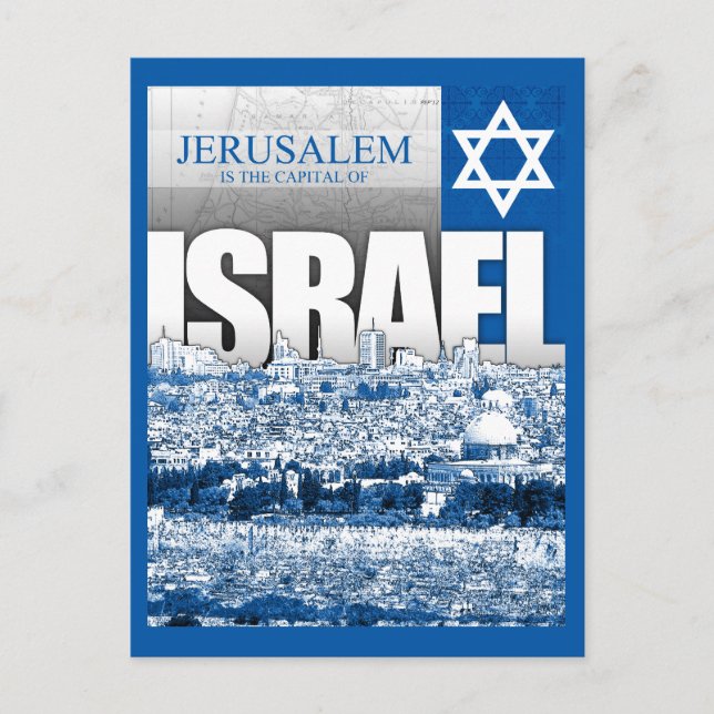 Jerusalem, Israel Postkarte (Vorderseite)
