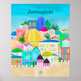 Jerusalem Israel Reisen Poster