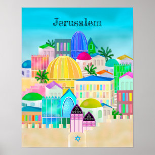 Jerusalem Israel Reisen Poster