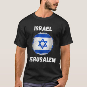 Jerusalem Israel Retro Vintage Sport Israelische F T-Shirt
