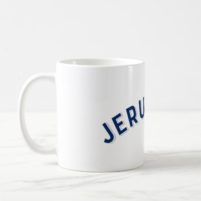 Jerusalem Isreal Kaffeetasse (Links)