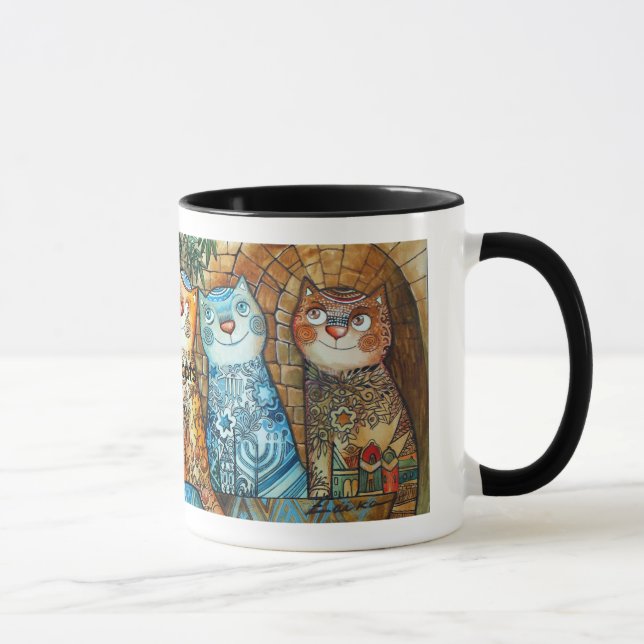 Jerusalem-Katzen Tasse (Rechts)