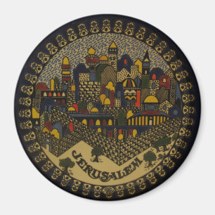 Jerusalem-Keramik Magnet