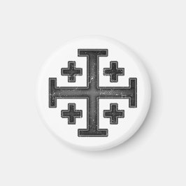 Jerusalem Knight Templar Kreuzfahrer Cross Deus Vu Magnet