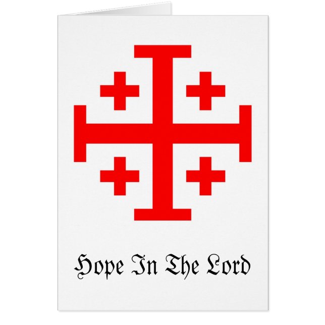 Jerusalem-Kreuz (Vorne)