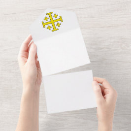 Jerusalem-Kreuz All In One Einladung