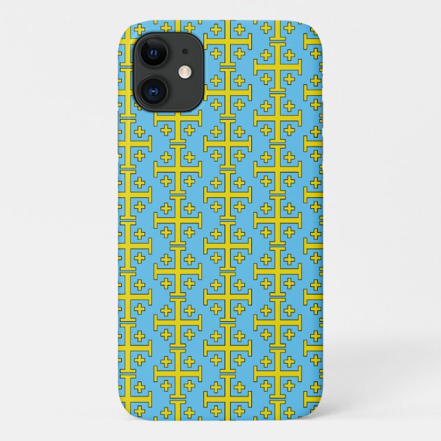 Jerusalem-Kreuz Case-Mate iPhone Hülle (Rückseite)