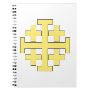 Jerusalem-Kreuz Notizblock