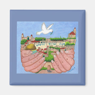 Jerusalem-Kunst-Magnet Magnet