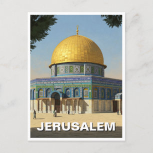 Jerusalem-Kuppel der Rockreise Postkarte