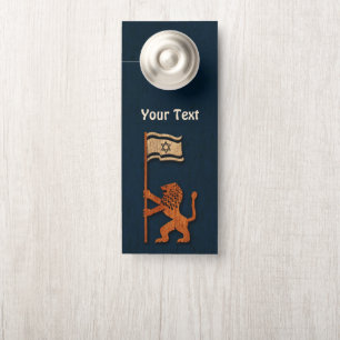 Jerusalem Löwe mit Flagge Türanhänger