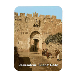 Jerusalem - Löwentor Magnet