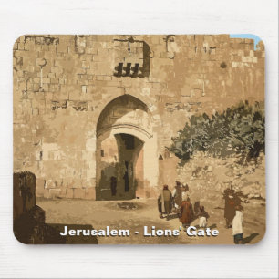Jerusalem - Löwentor-Mauspad Mousepad