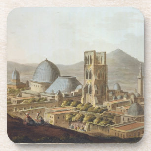 Jerusalem mit der Kirche des heiligen Sepulchre, p Getränkeuntersetzer