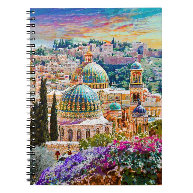 Jerusalem Old City Paint Journal Notizblock (Vorderseite)