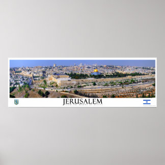 Jerusalem Panoramaposter Poster