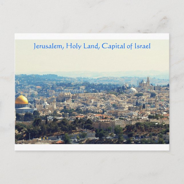 Jerusalem panoramisch_editiert-1A (6856 x 2400), J Postkarte (Vorderseite)