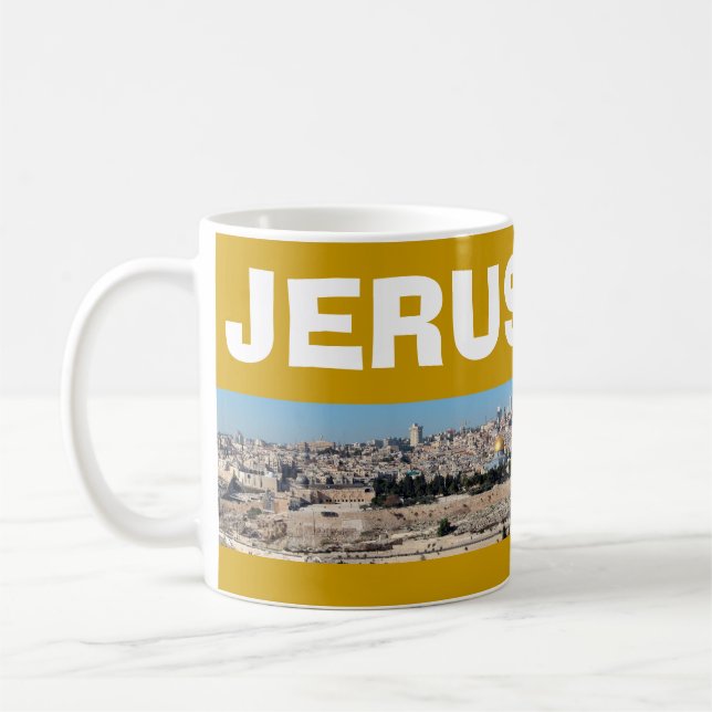 JERUSALEM* panoramische Tasse (Links)