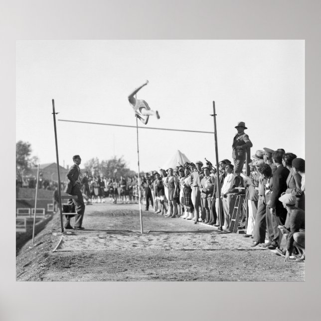 Jerusalem Pole Vault, 1930er Poster (Vorne)