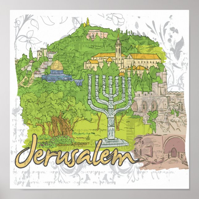 Jerusalem Poster (Vorne)